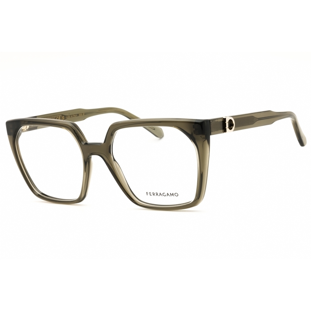 Salvatore Ferragamo SF3042E Eyeglasses 320 Brown injected propionate Rectangle